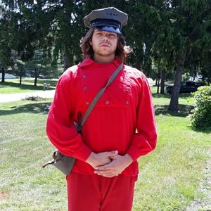 Civil war battle Confederate bib reenactment shirt